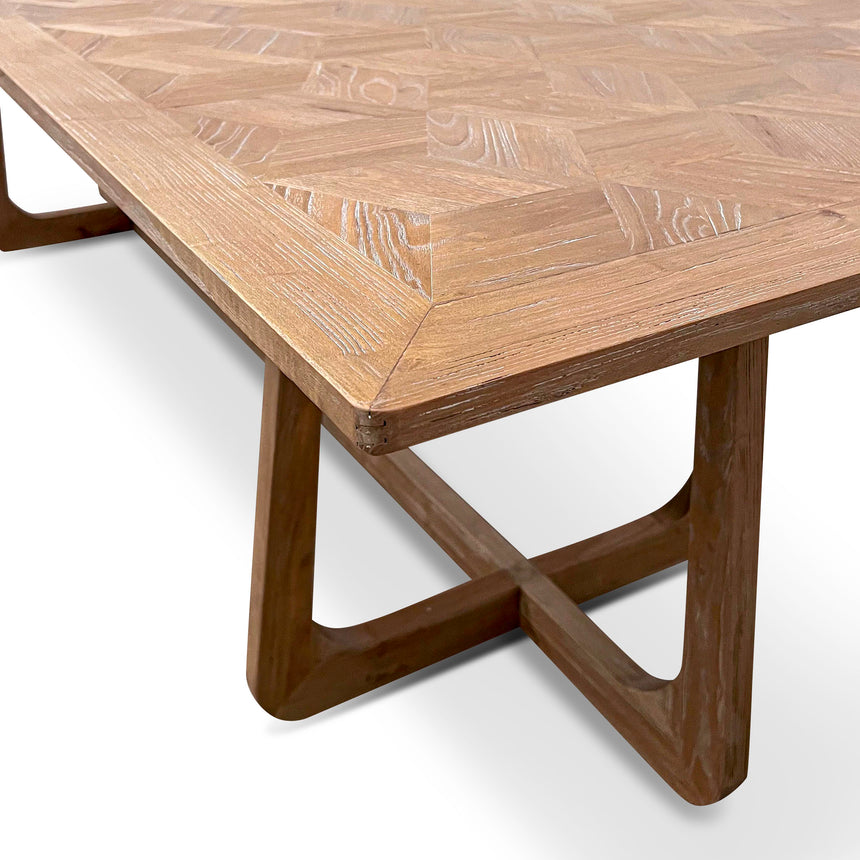 3m Oak Dining Table - Natural - View 3