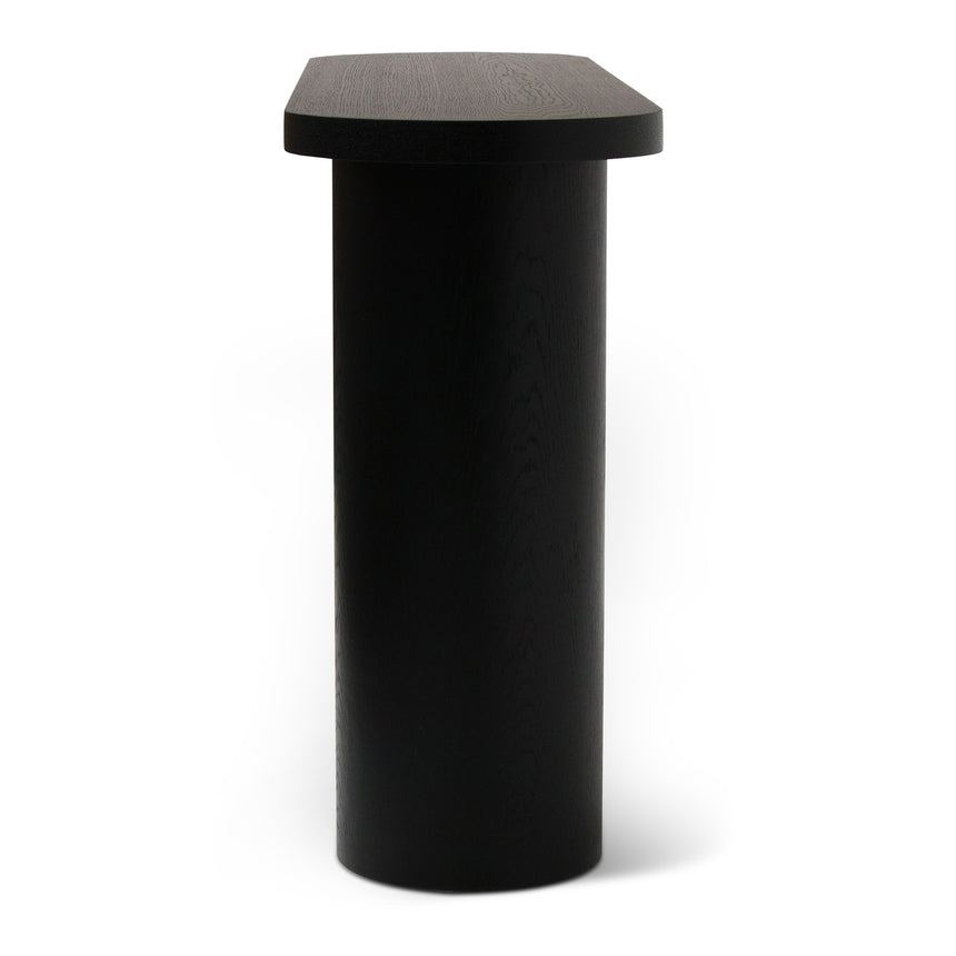 1.5m Console Table - Black Oak - View 3