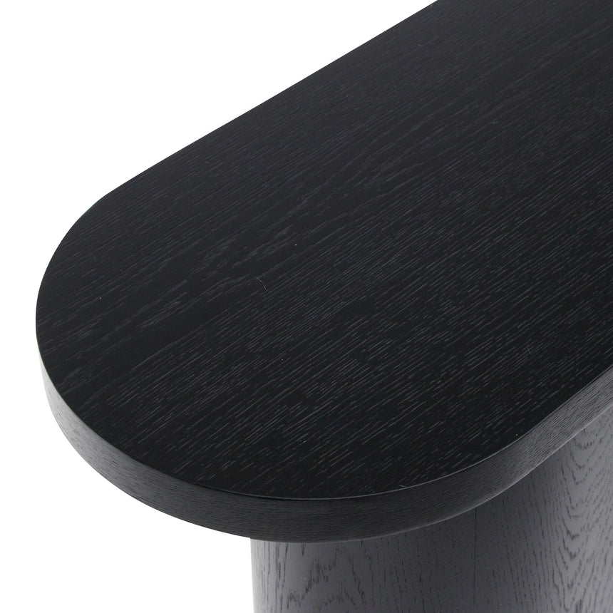 1.5m Console Table - Black Oak - View 5