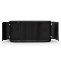 CDT6981-DW 1.6m Veneer Top Buffet Unit - Full Black