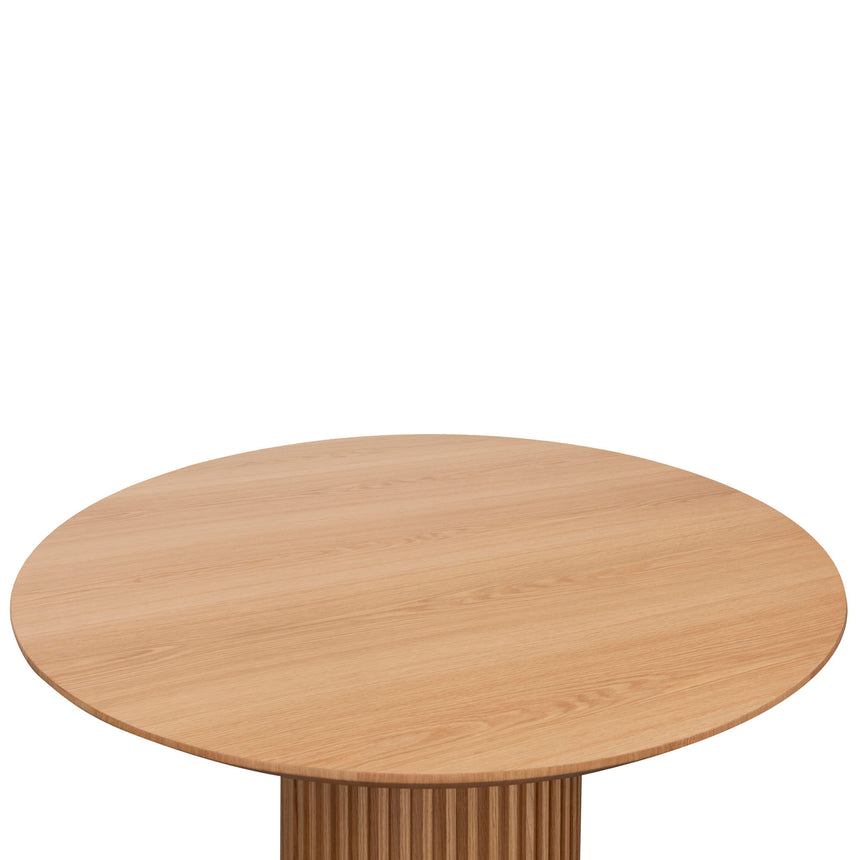 1.5m Wooden Round Dining Table - Natural - View 3