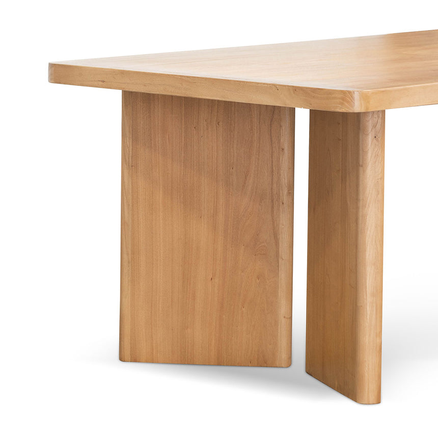 2.4m Elm Dining Table - Natural - View 3
