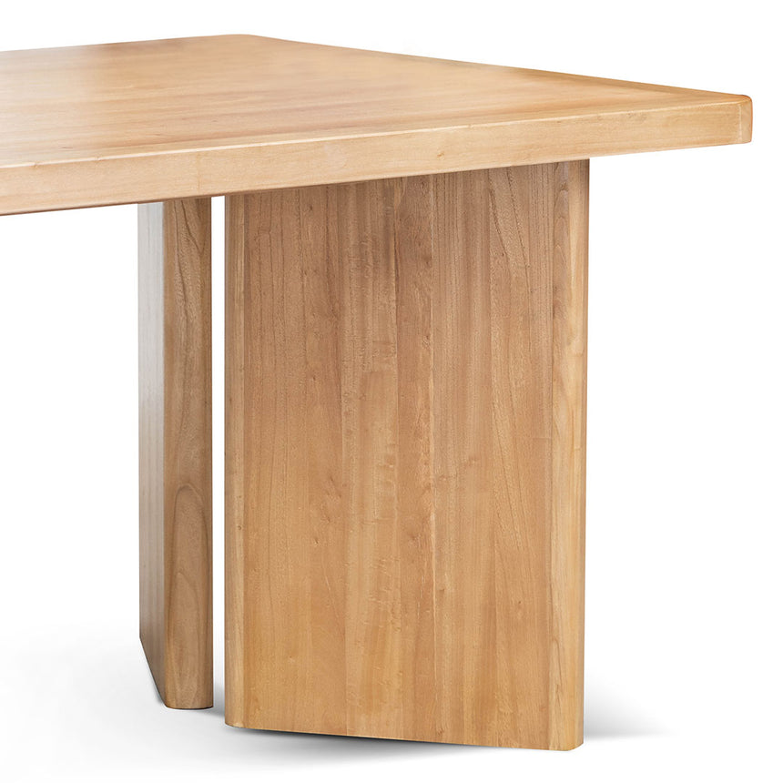 2.4m Elm Dining Table - Natural - View 6