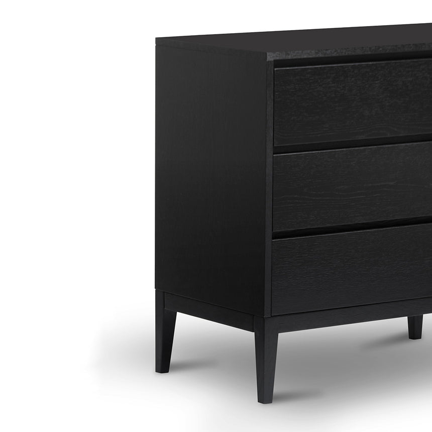 3 Drawers Dresser Unit - Black Oak - View 6