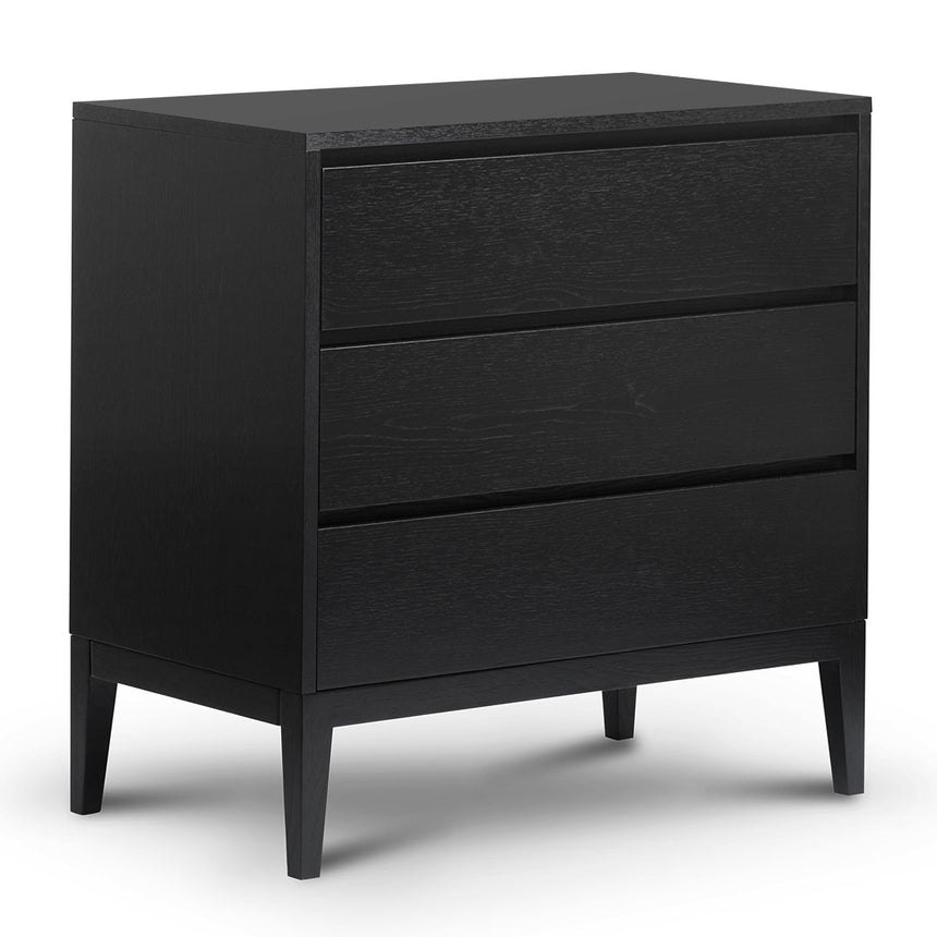 3 Drawers Dresser Unit - Black Oak - View 5
