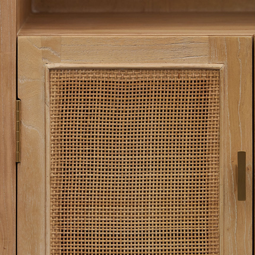 65.5cm Rattan Door Cabinet - Natural - View 5