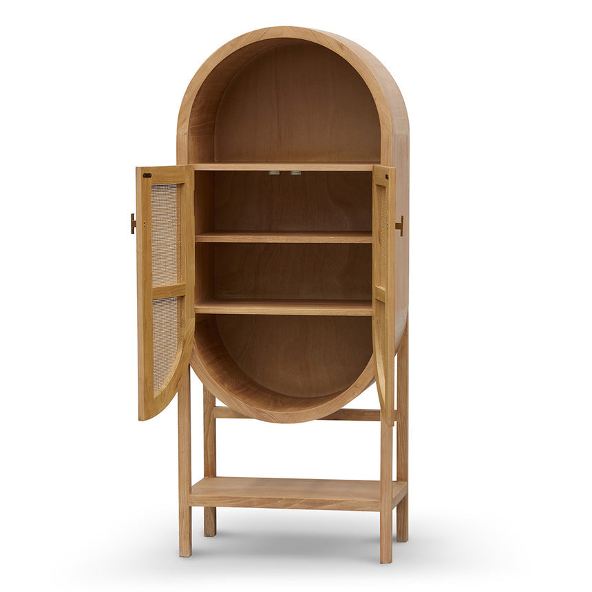 65.5cm Rattan Door Cabinet - Natural - View 2