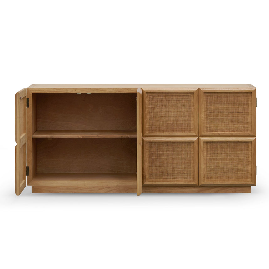 1.8m Rattan Door Sideboard - Natural - View 3