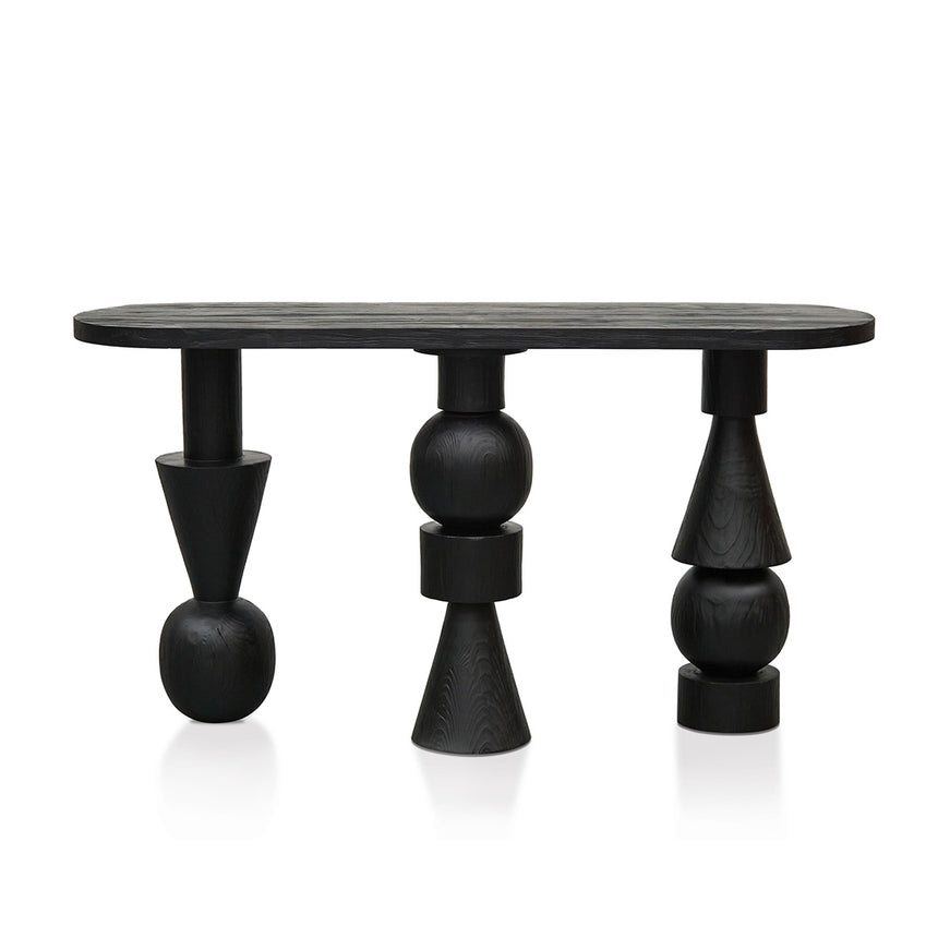 CDT8146-NI 1.6m Console Table - Full Black