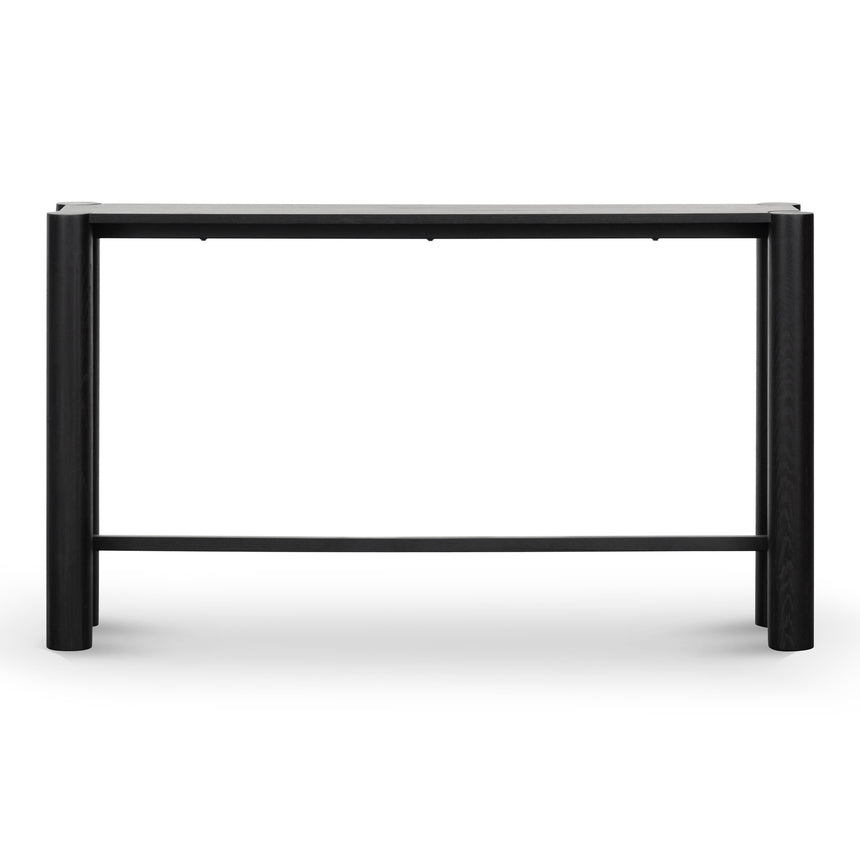 1.5m Console Table - Full Black - View 2