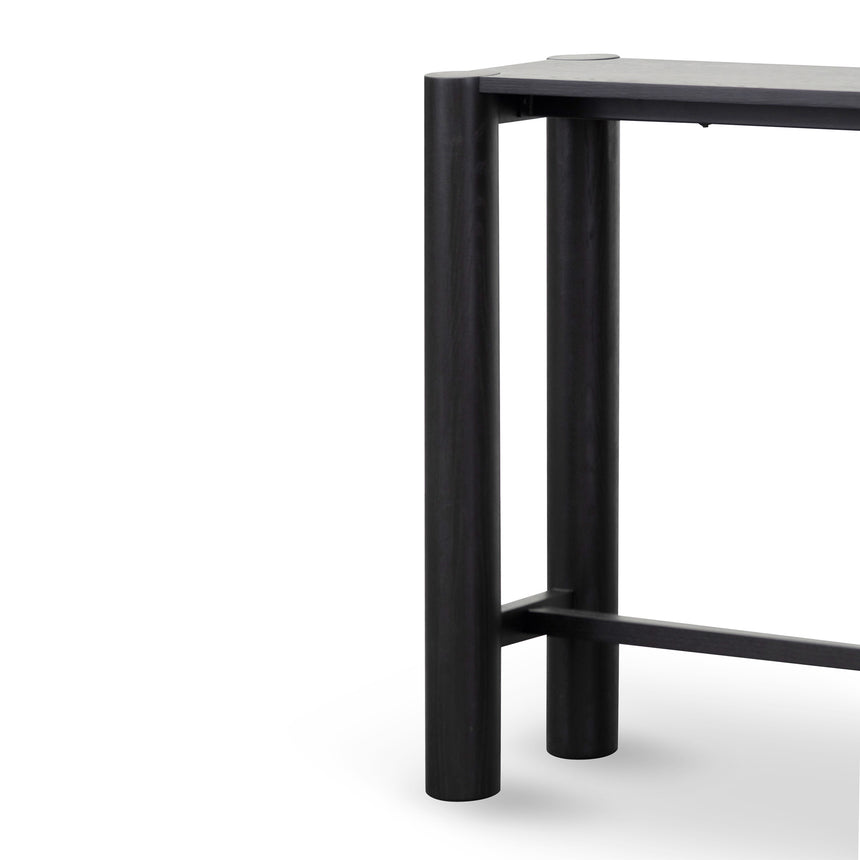 1.5m Console Table - Full Black - View 3