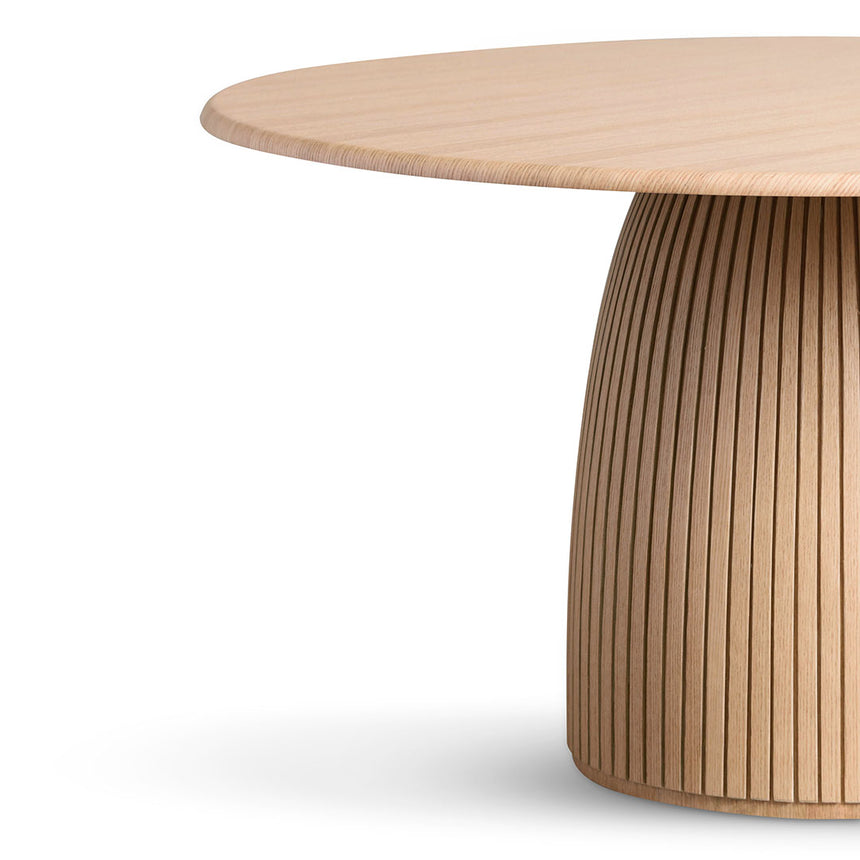 1.4m Round Dining Table - Natural - View 3
