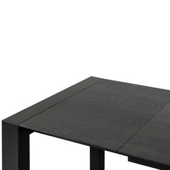 Ex Display - CDT8267-DW Extendable Wooden Dining Table - Black