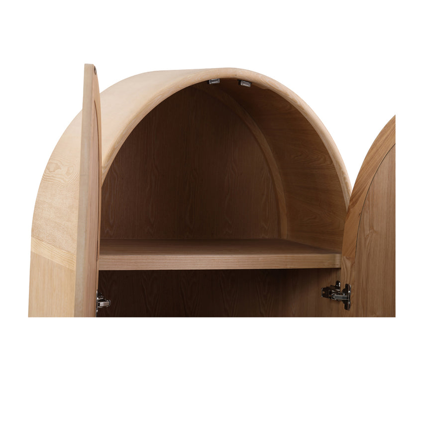 Ash Curve Cabinet - Natural - View 6