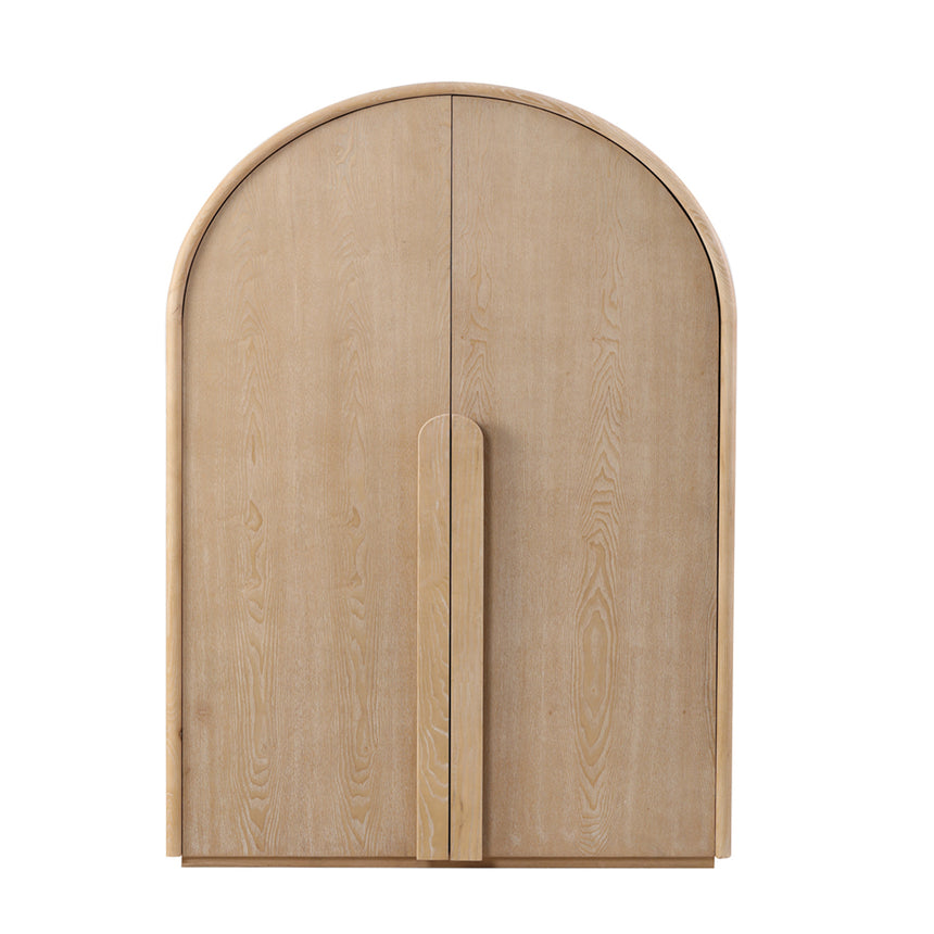 Ash Curve Cabinet - Natural - View 2