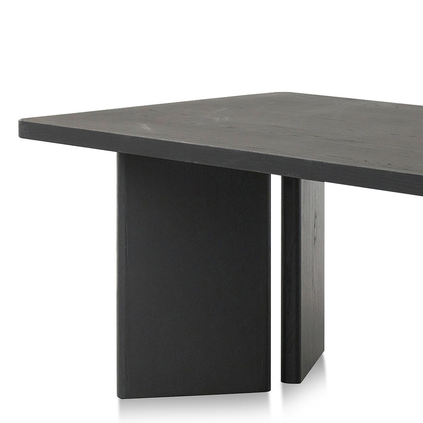 3m Elm Dining Table - Full Black - View 6