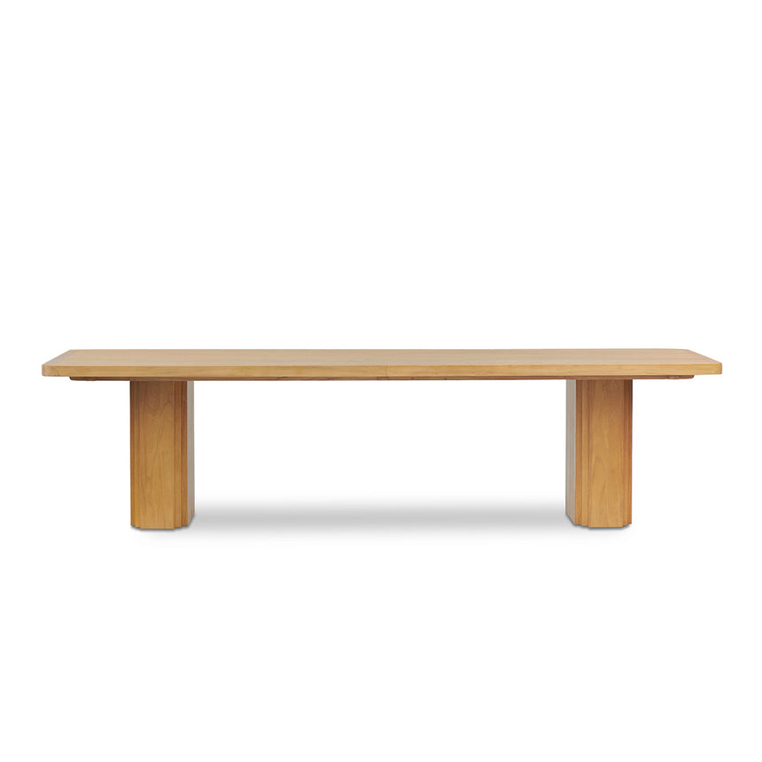 3m Elm Dining Table - Natural - View 2