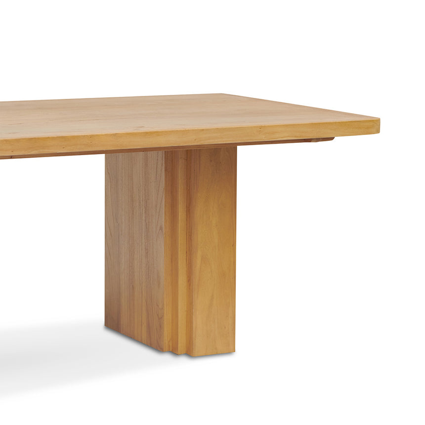 3m Elm Dining Table - Natural - View 7