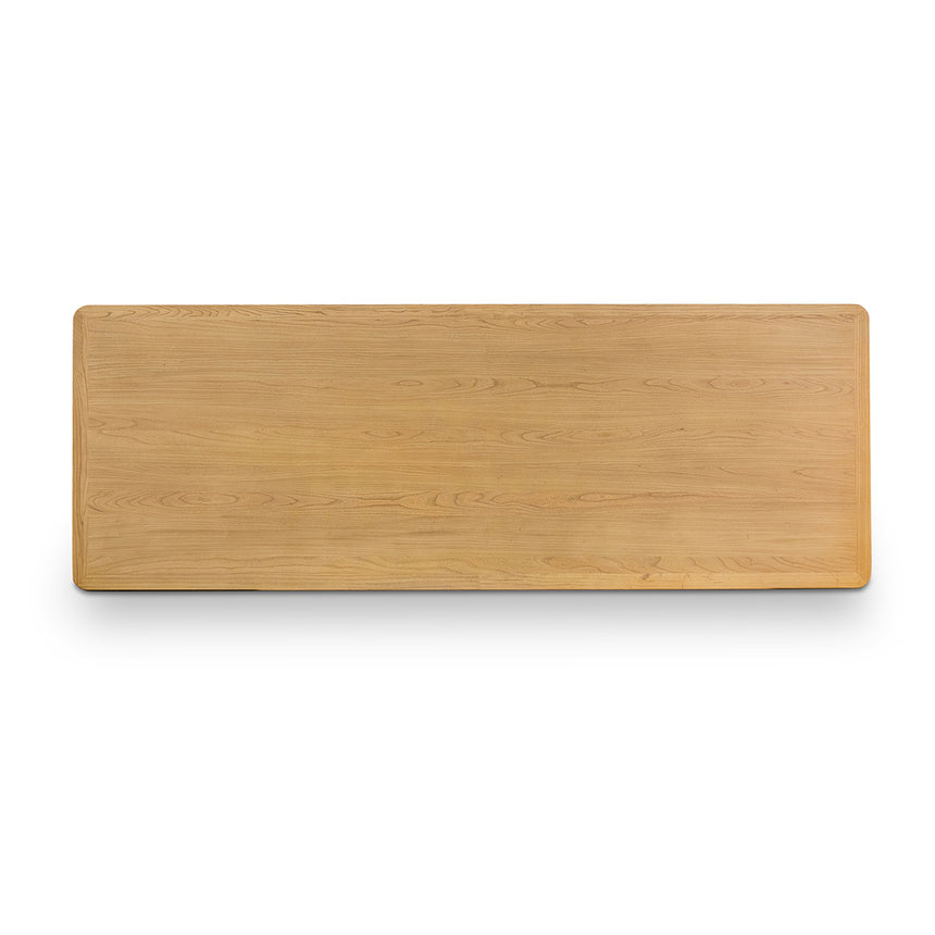 3m Elm Dining Table - Natural - View 3