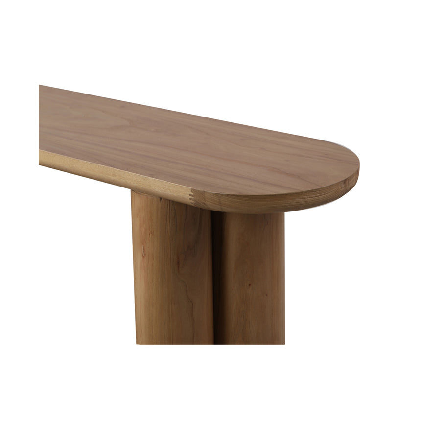 1.52m ELM Console Table - Natural - View 5