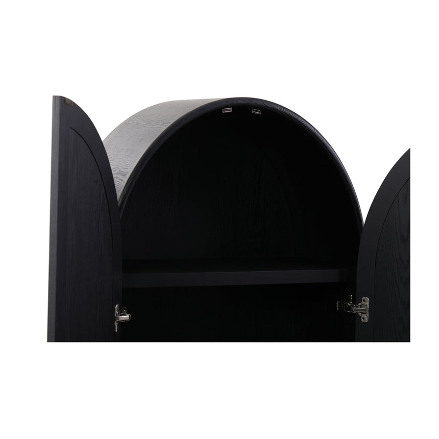 Ex Display - CDT8295-NI 150cm (H) Ash Curve Cabinet - Full Black - View 6
