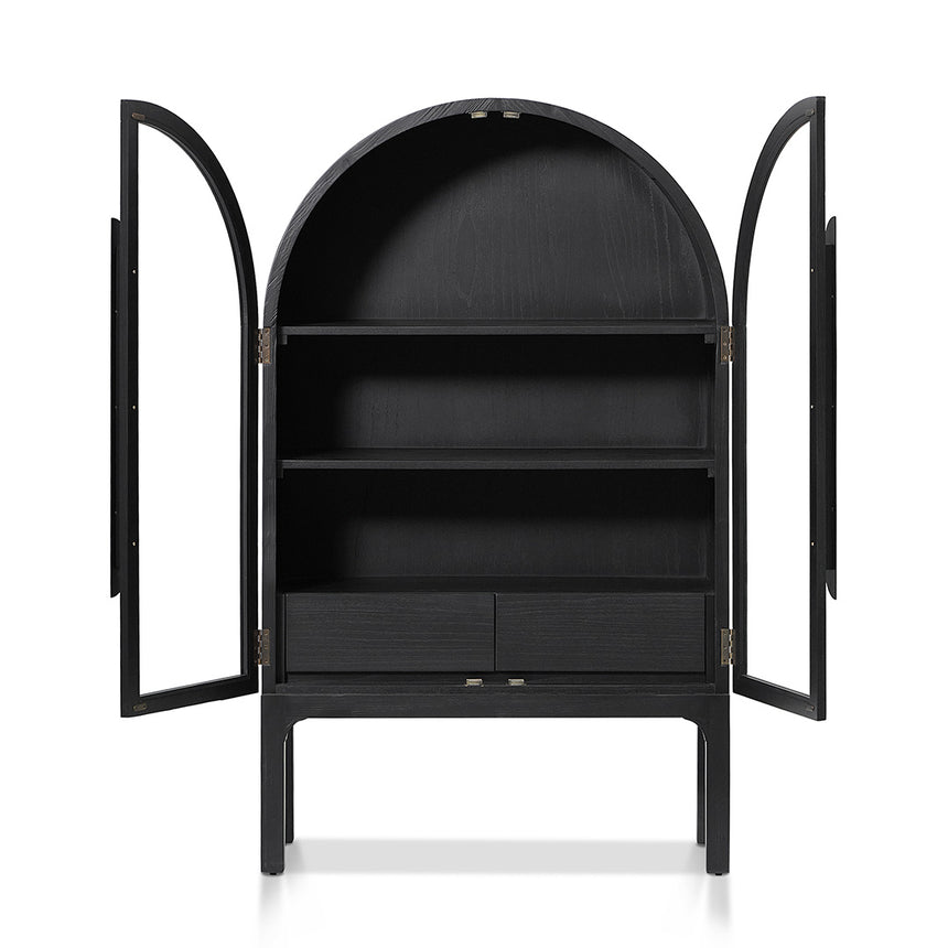 Glass Cabinet - Full Black - View 3