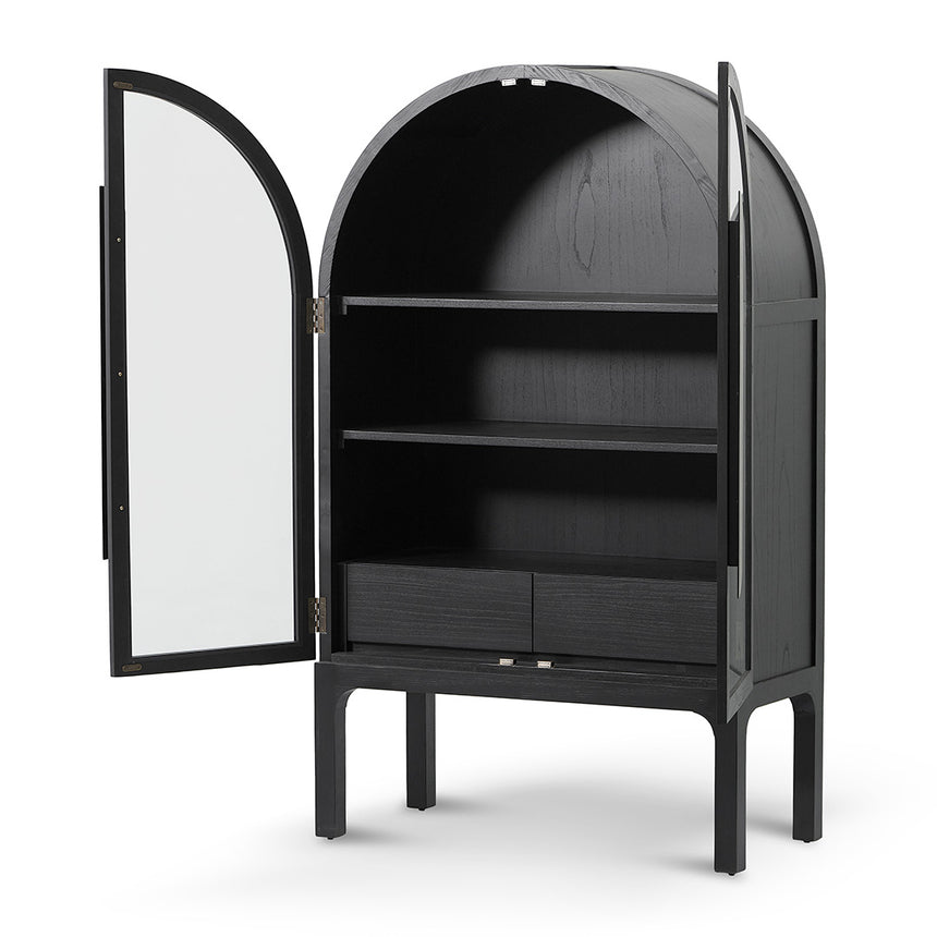Glass Cabinet - Full Black - View 4