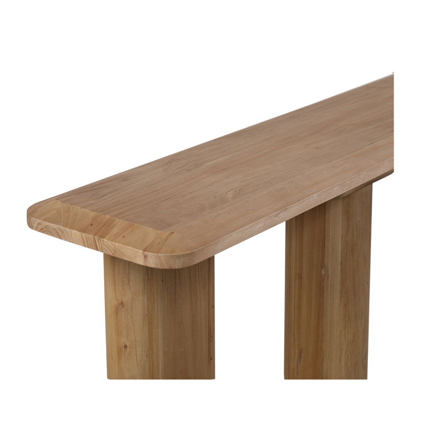 1.6m Wooden Console Table - Natural - View 4