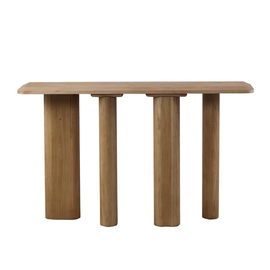 1.6m Wooden Console Table - Natural - View 3
