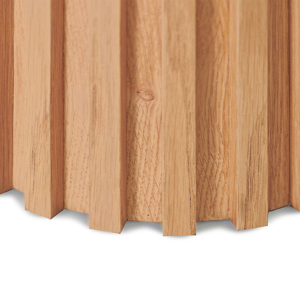 1.4m Console Table - Natural Oak - View 6