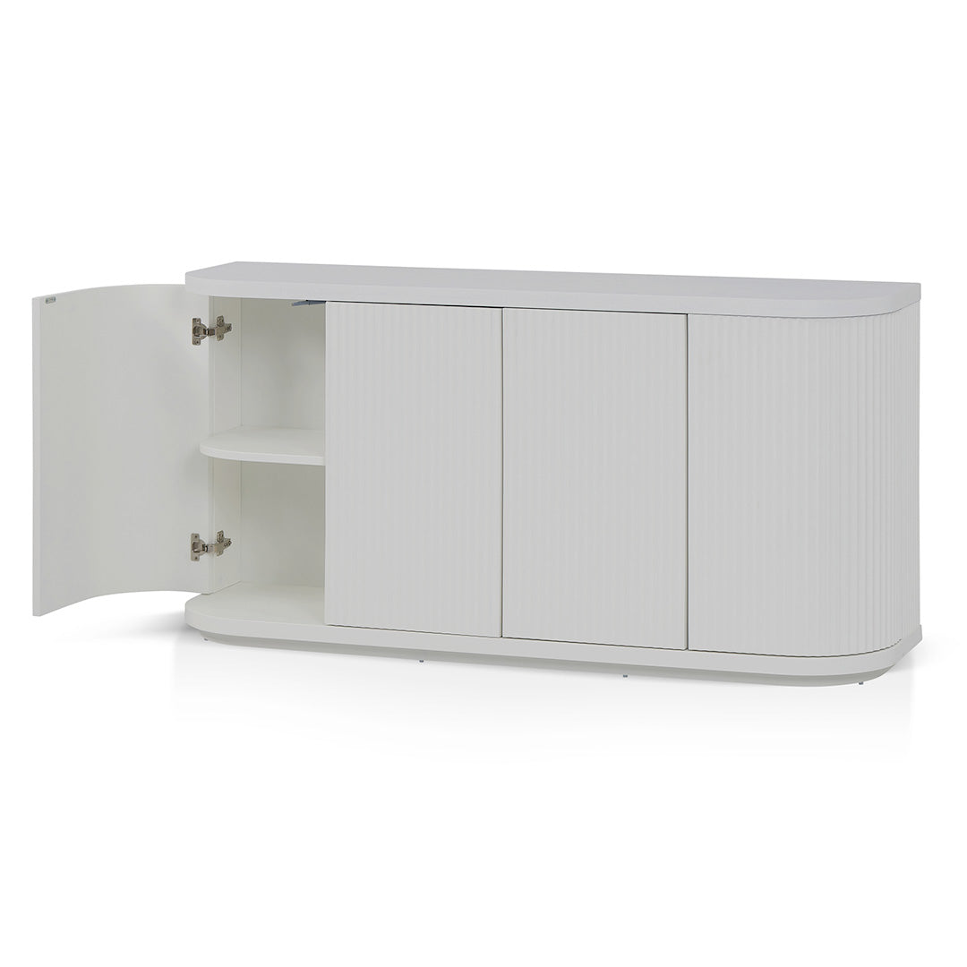 1.6M Veneer Top Buffet Unit | Full White | Myka Home