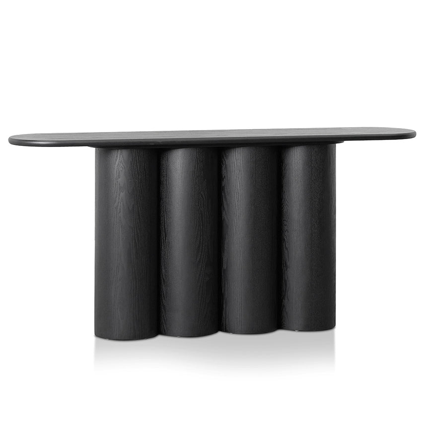 1.7m Console Table - Full Black - View 3