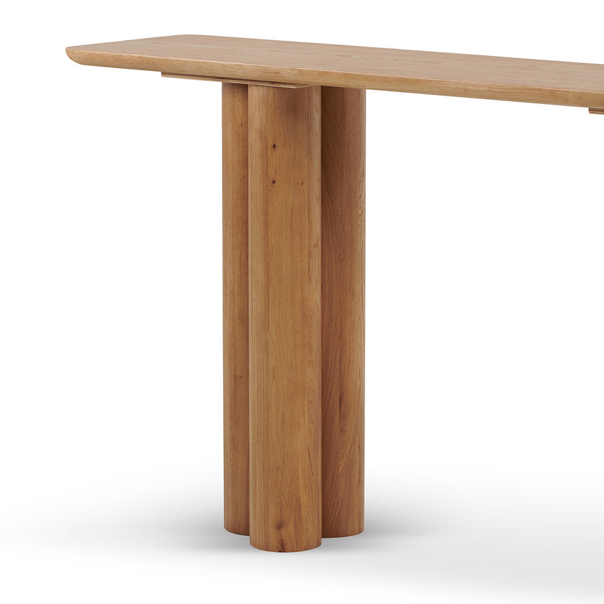 1.6m Console Table - Natural - View 5