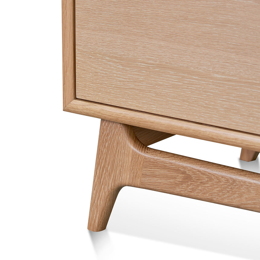 Wide Sideboard Unit with Drawers - Natural Oak - View 9