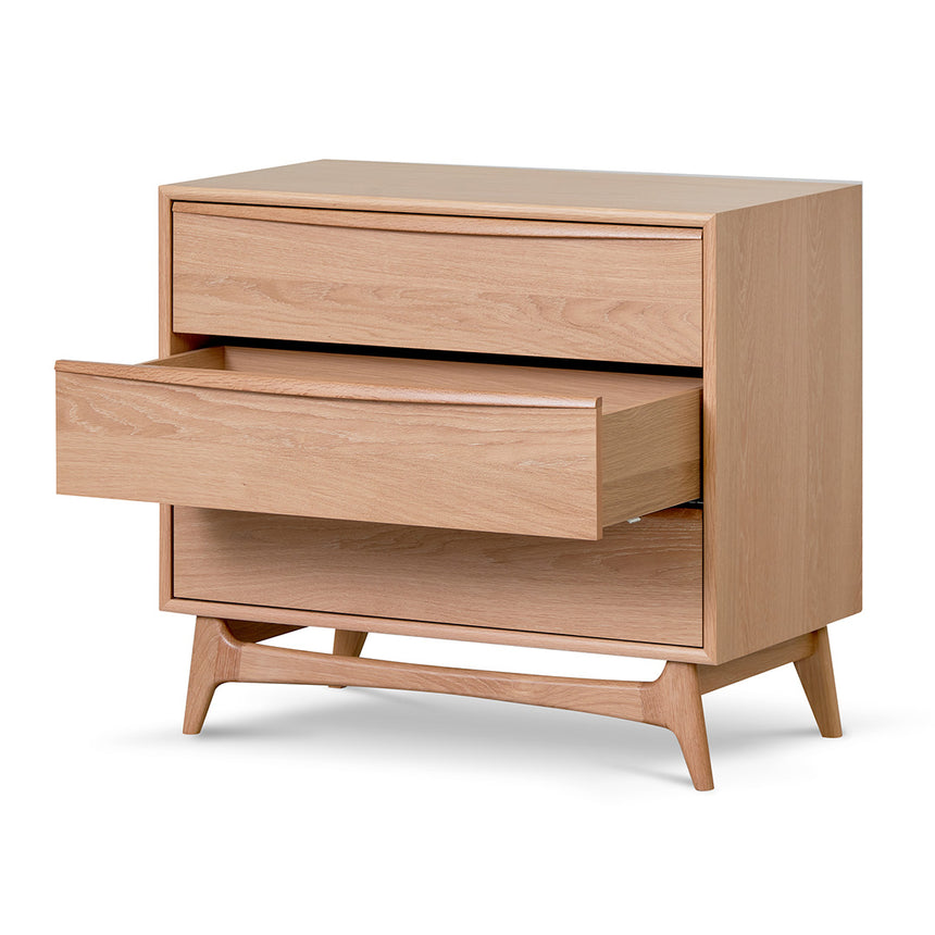 3 Drawer Chest - Natural Oak - View 4