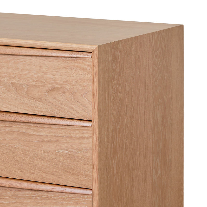 3 Drawer Chest - Natural Oak - View 7