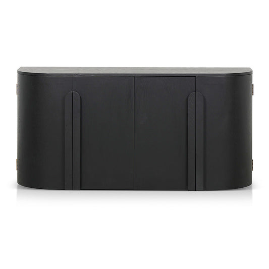 160cm Sideboard | Full Black | Myka Home
