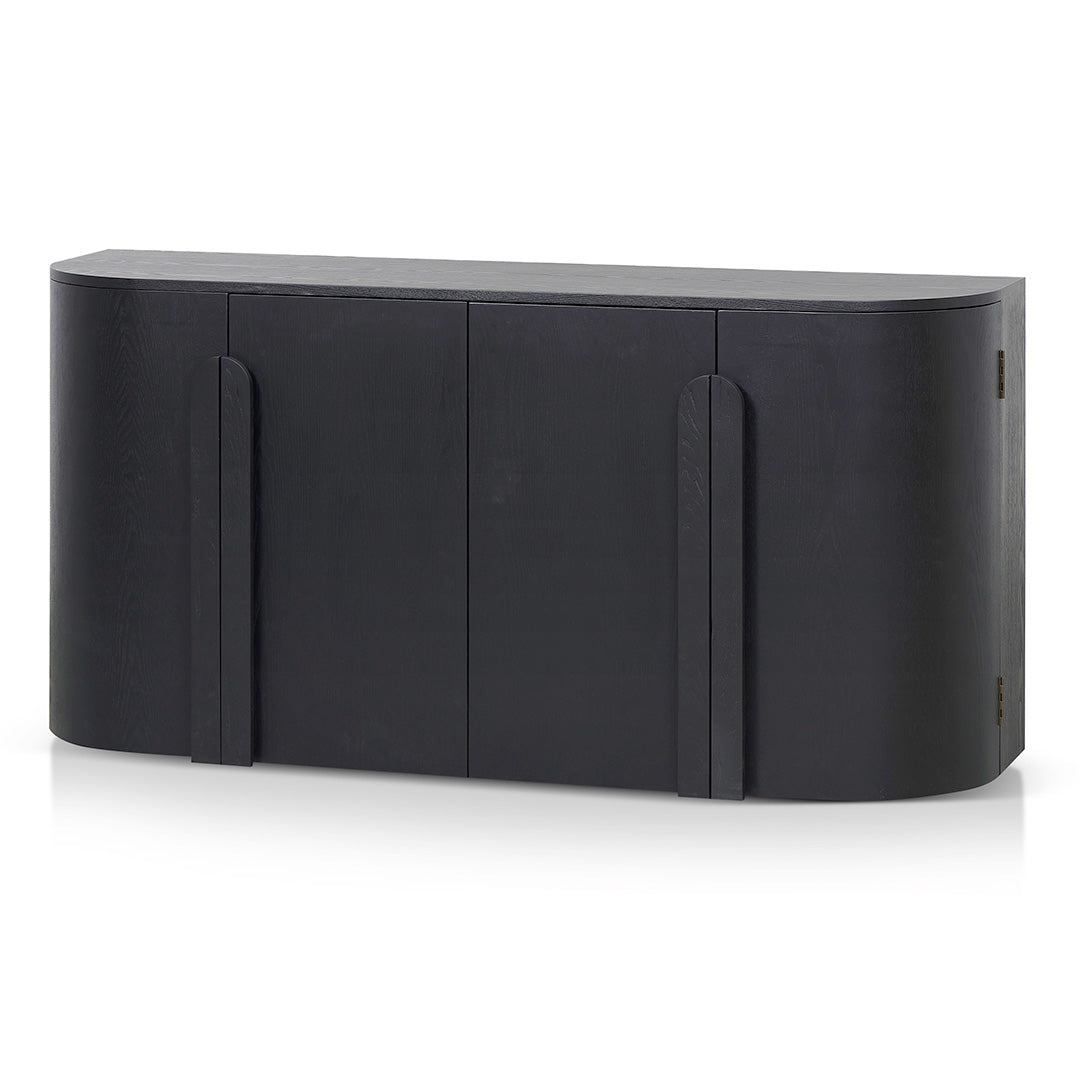 160cm Sideboard | Full Black | Myka Home