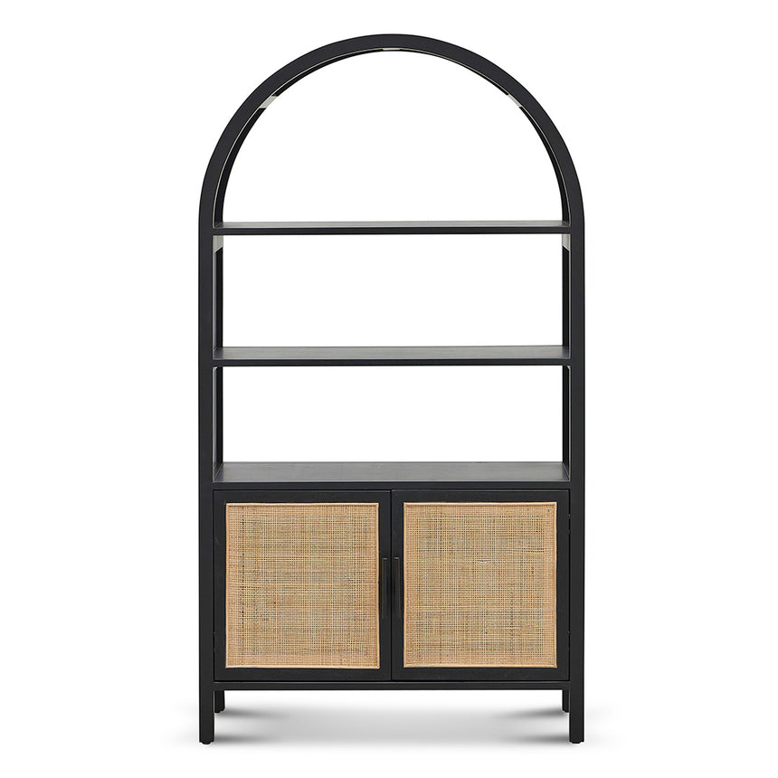1.65m (H) Storage Cabinet - Full Black - View 2