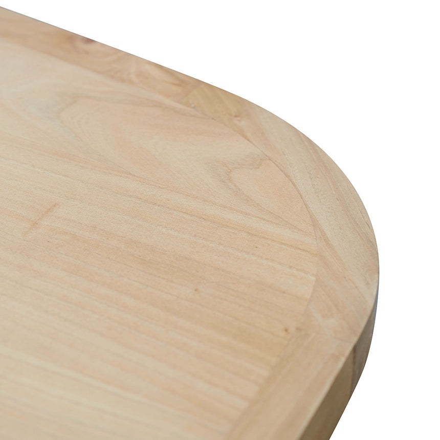2.4m Elm Dining Table - Light Natural - View 5