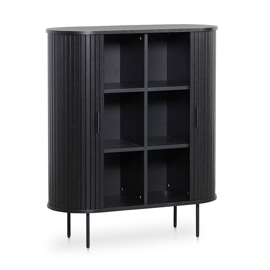 1.18 (H) Wooden Storage Cabinet - Full Black - View 5