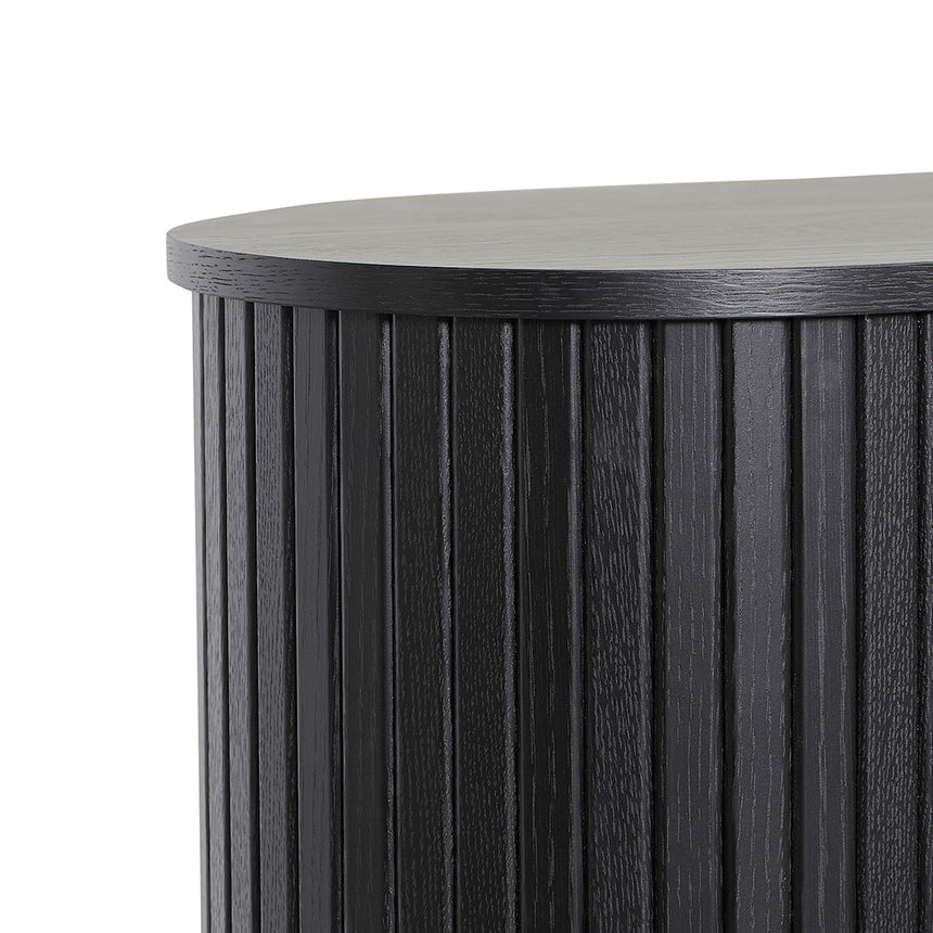 1.18 (H) Wooden Storage Cabinet - Full Black - View 6