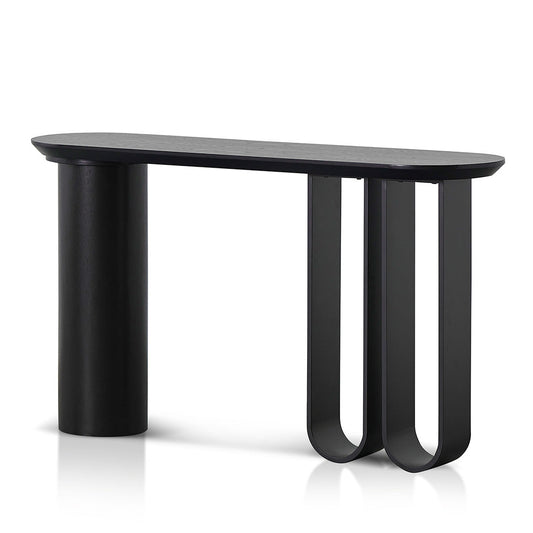 1.4m  Console Table - Full Black