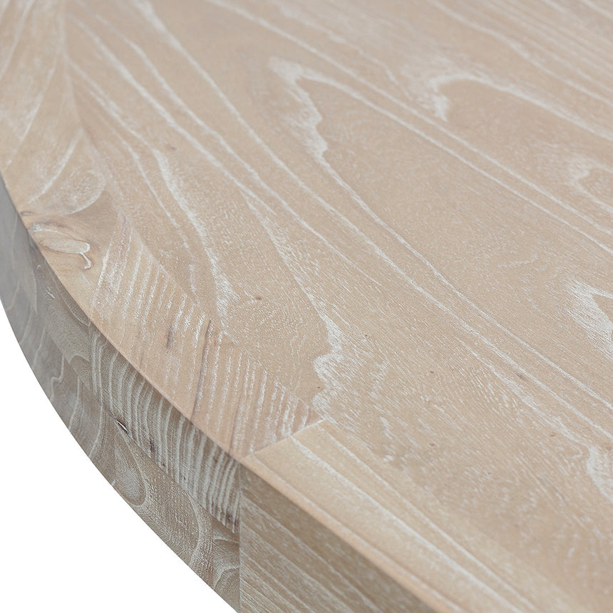 2.8m oval dining table - Natural - View 10