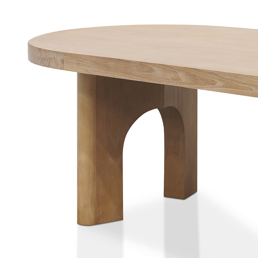 2.8m oval dining table - Natural - View 6
