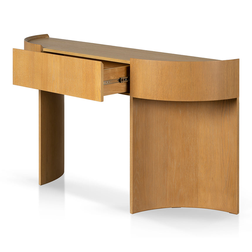 1.5m Console Table - Dusty Oak - View 5
