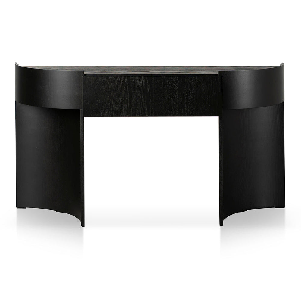1.5m Console Table - Textured Espresso Black - View 5