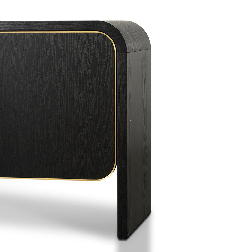 2m Buffet Unit - Textured Espresso Black - View 14