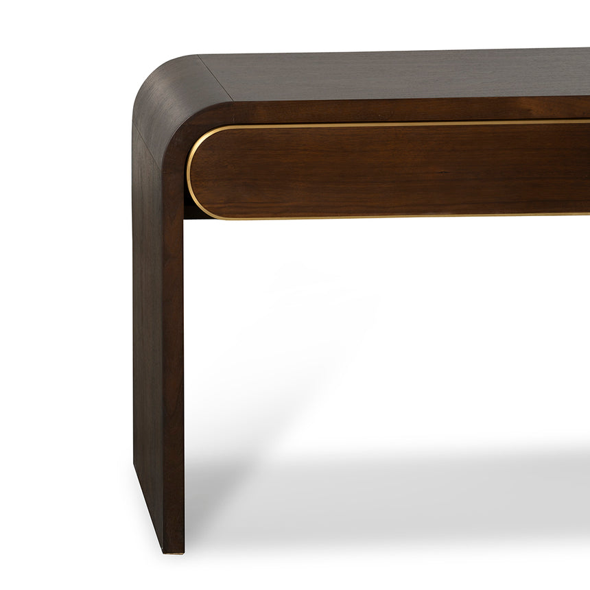 1.5m Console Table - Walnut - View 9