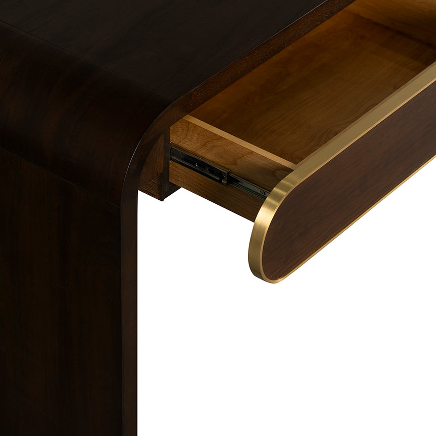 1.5m Console Table - Walnut - View 14
